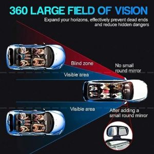 Plastic Glass Blind Spot Mirror with 360 Degree Rear View